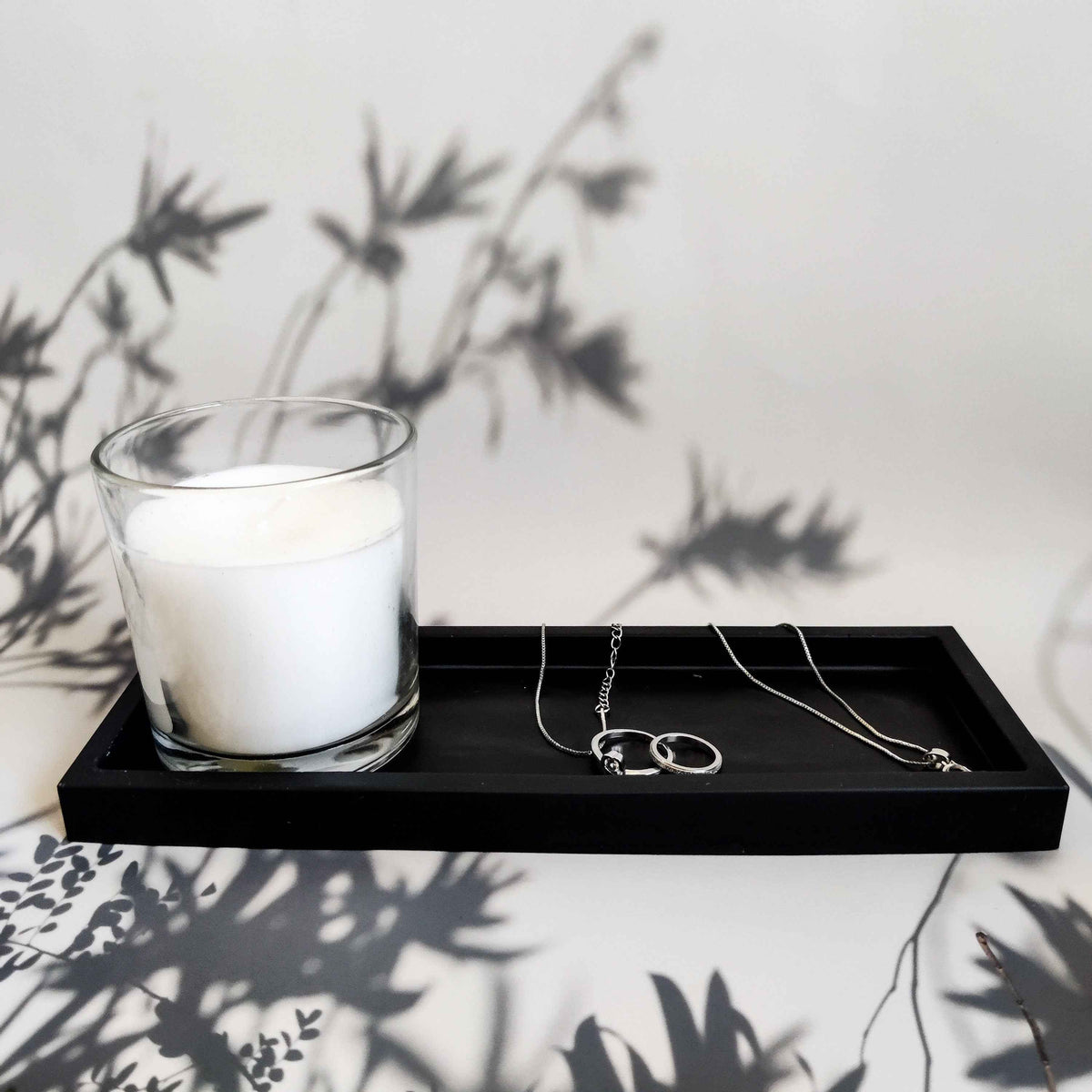 Rectangular trinket tray, display styling tray