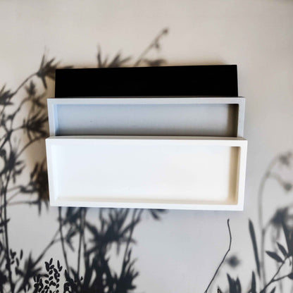 Rectangular trinket tray, display styling tray