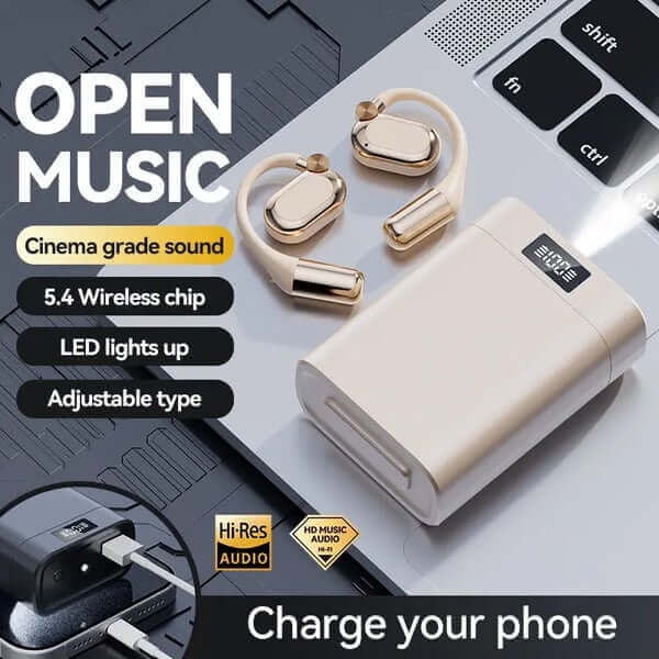 Bluetooth Earbuds with Smartphone Charging Support