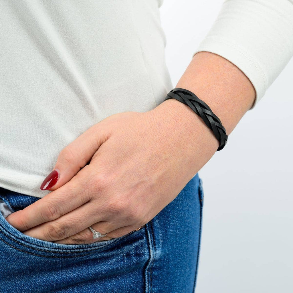 Dimension Slim Recycled Rubber Bracelet